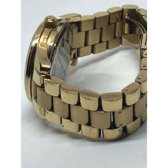 Michael Kors MK5160 Women's Stainless Steel Analog Champagne Dial Watch LB214 - Picture 10 of 11